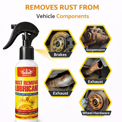 Rust Remover Lubricant Spray 180ml – Multi-Purpose Anti Rust Oil for Hinges, Bolts, Tools & Metal Parts