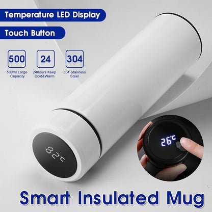 LED Temperature Display Flask