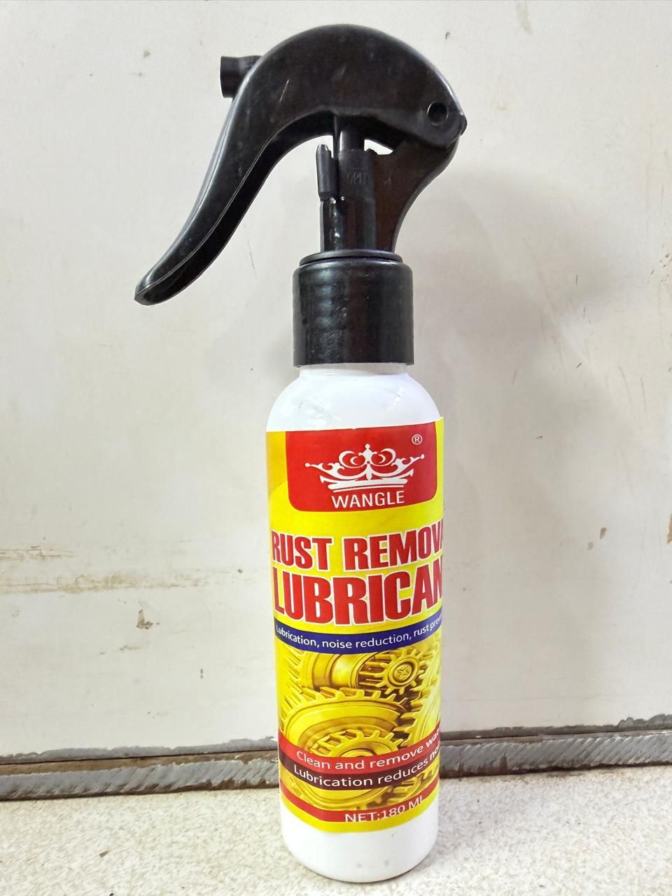 Rust Remover Lubricant Spray 180ml – Multi-Purpose Anti Rust Oil for Hinges, Bolts, Tools & Metal Parts