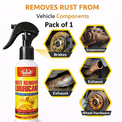 Rust Remover Lubricant Spray 180ml – Multi-Purpose Anti Rust Oil for Hinges, Bolts, Tools & Metal Parts