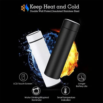 LED Temperature Display Flask