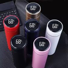 LED Temperature Display Flask
